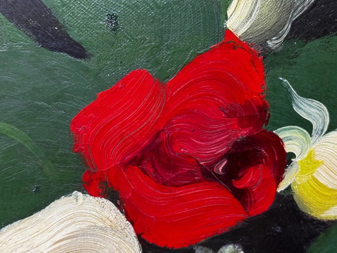 Oil Painting Nocturne In Petals Roses of Fire and Light By James Stuart Park - 7