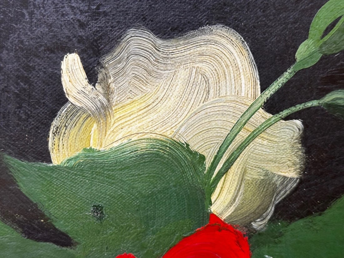 Oil Painting Nocturne In Petals Roses of Fire and Light By James Stuart Park - 9