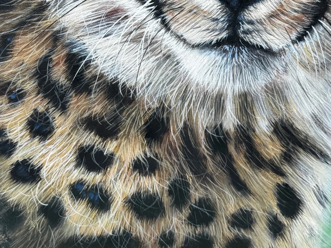 Original Oil Painting Cheetah Cub Innocence of the Wild by Pip McGarry - 10