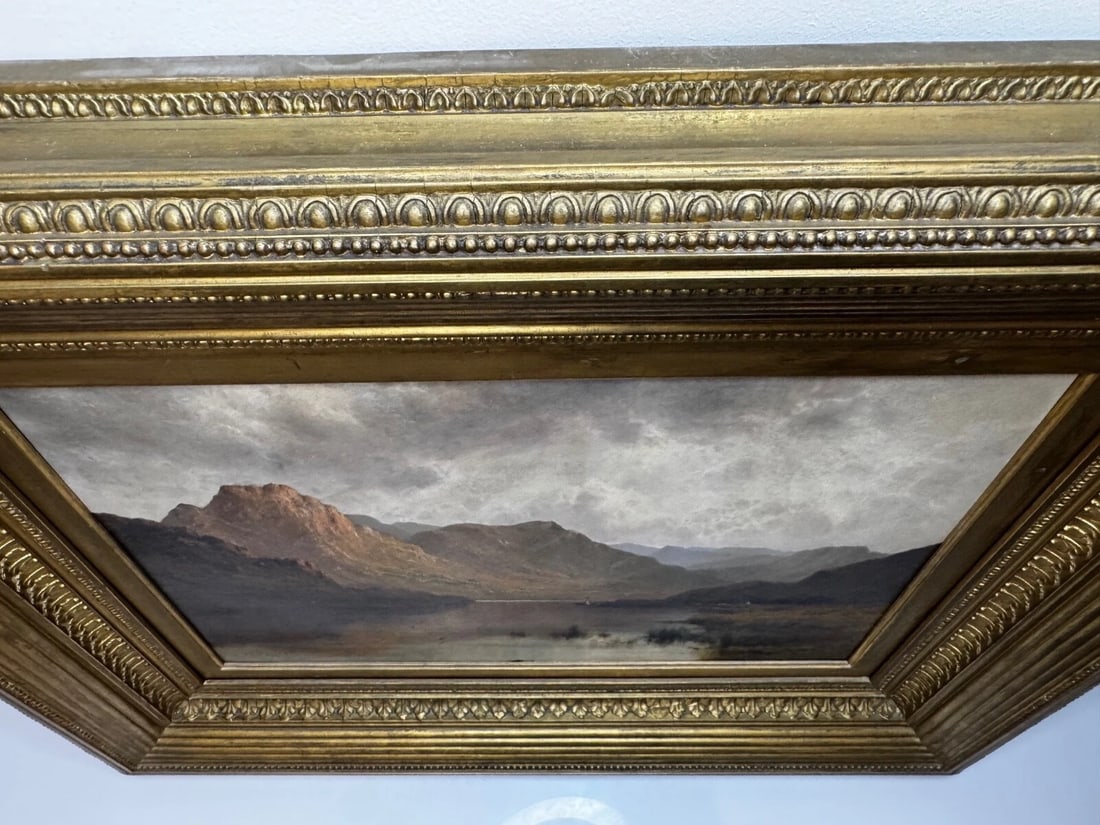 Landscape Masterpiece Painting Windermere Sunrise by Alfred de Breanski Jr - 7