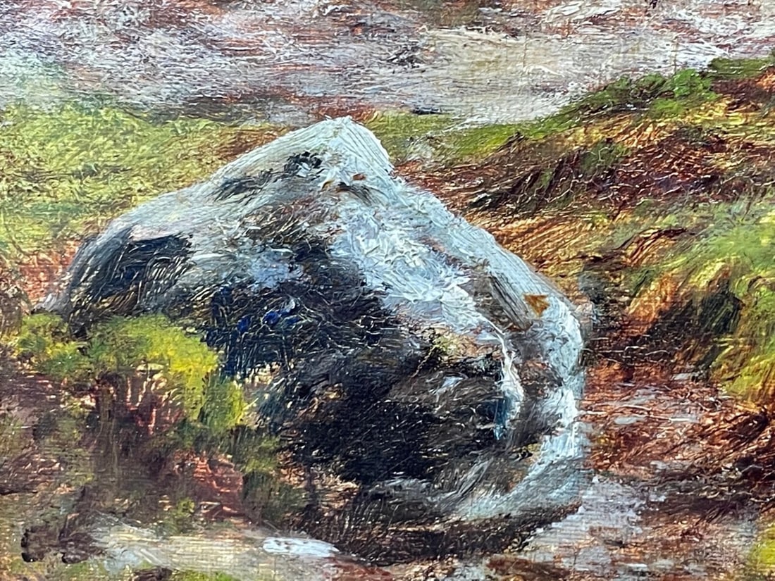Mystic Highlands Victorian Scottish Oil Painting Sgùrr nan Gillean Isle Skye - 15