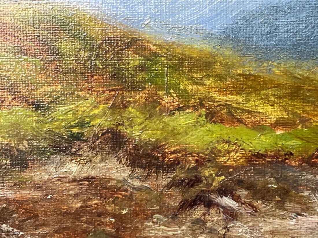 Mystic Highlands Victorian Scottish Oil Painting Sgùrr nan Gillean Isle Skye - 16