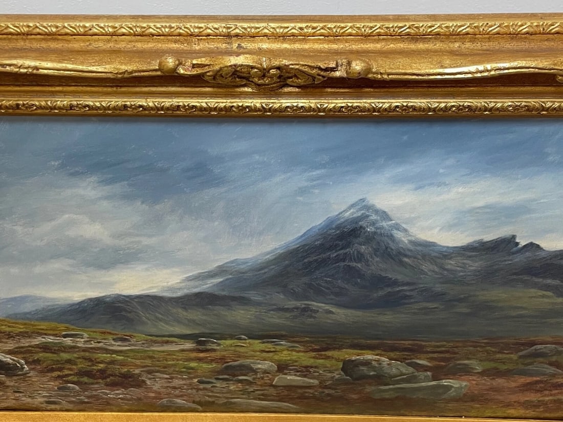 Mystic Highlands Victorian Scottish Oil Painting Sgùrr nan Gillean Isle Skye - 7