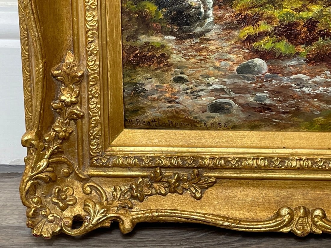 Mystic Highlands Victorian Scottish Oil Painting Sgùrr nan Gillean Isle Skye - 8