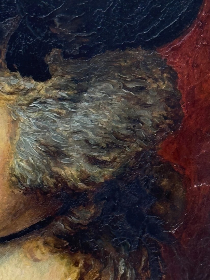 Oil Portrait Welsh Actress Sarah Siddons née Kemble After Thomas Gainsborough - 13