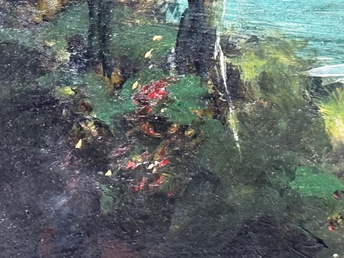 Oil Painting Urquhart Castle Loch Ness Scottish Highlands Nocturnal Moonlight - 16