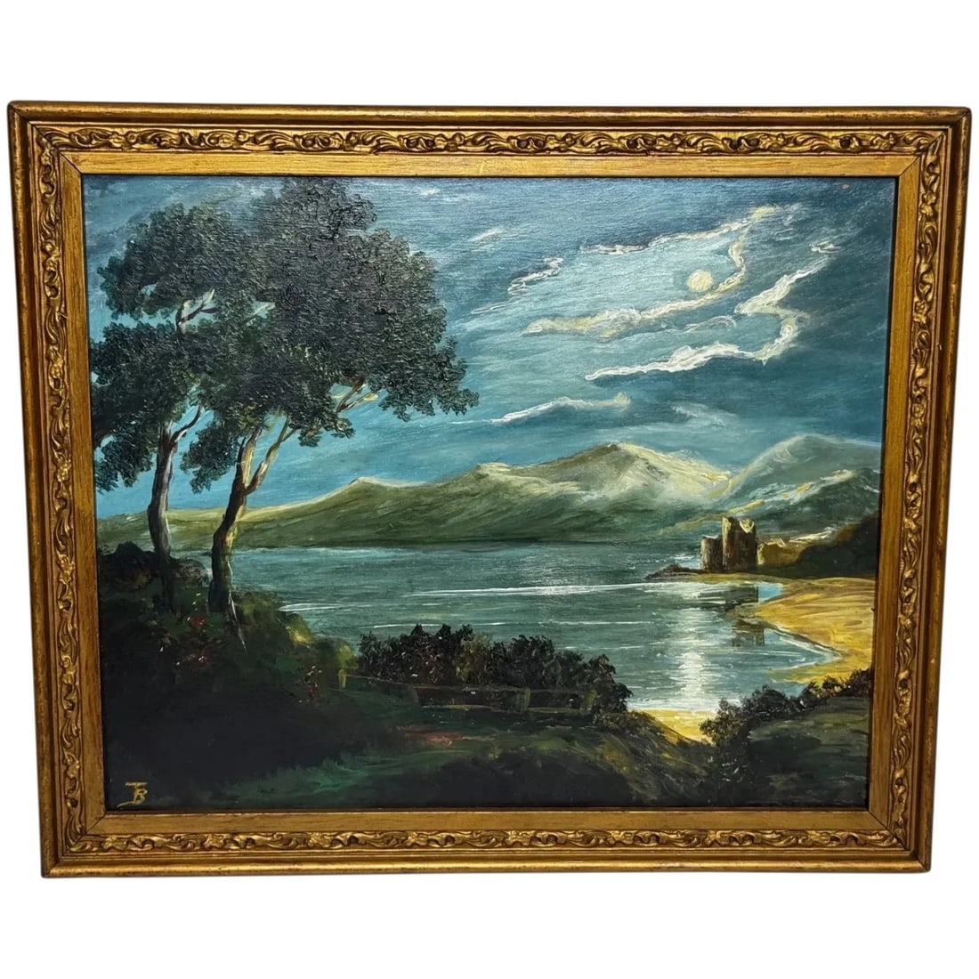 Oil Painting Urquhart Castle Loch Ness Scottish Highlands Nocturnal Moonlight: Oil Painting Urquhart Castle Loch Ness Scottish Highlands Nocturnal Moonlight Click image to enlarge Description “Urquhart Castle Loch Ness Scottish Highlands Nocturnal Moonlight