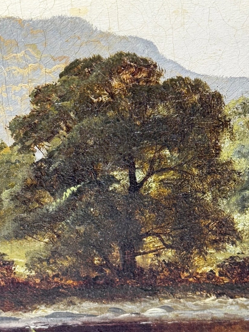 Victorian Painting Serenity Near Capel Curig North Wales By John Cuthbert Salmon - 10