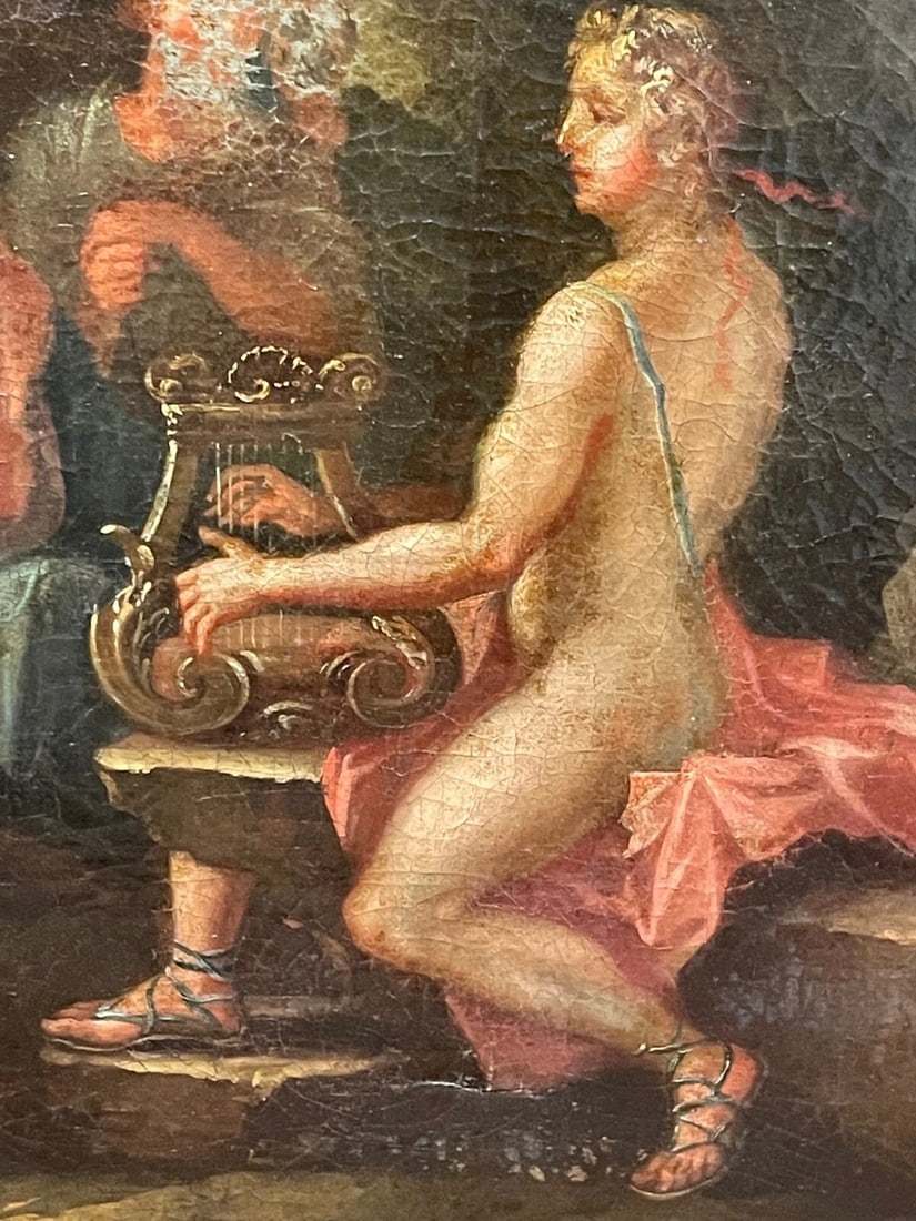 Baroque Oil Painting Apollo and Marsyas Musical Contest King Midas Judgment - 6