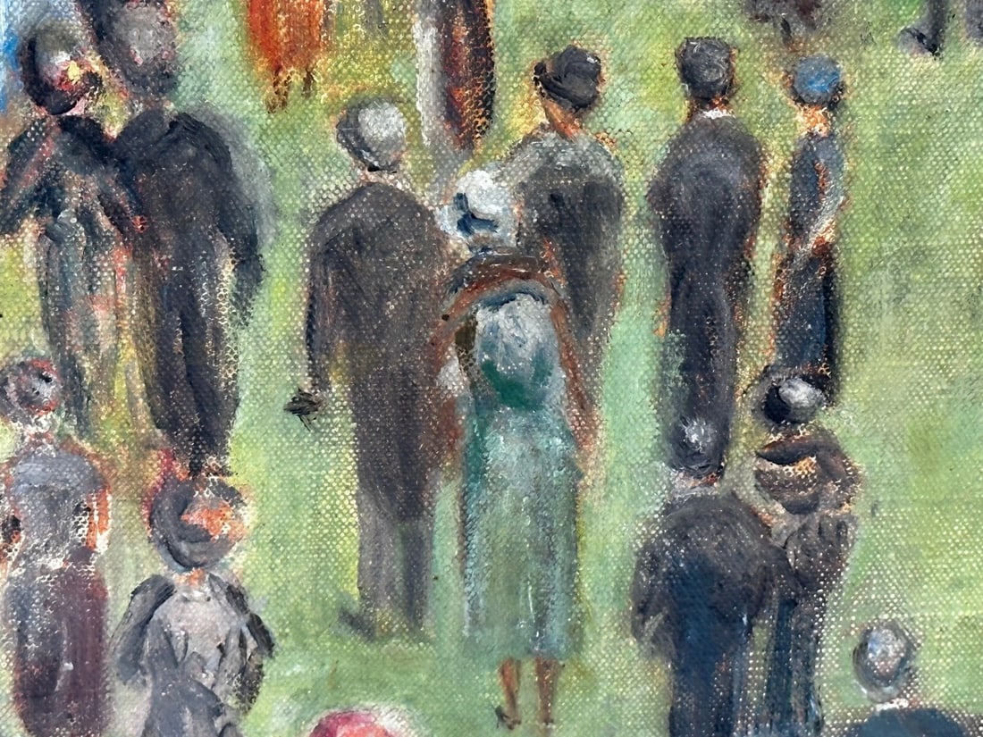 Oil Painting Ariostar Winning At Royal Ascot In the Manner of Lionel Edwards - 14