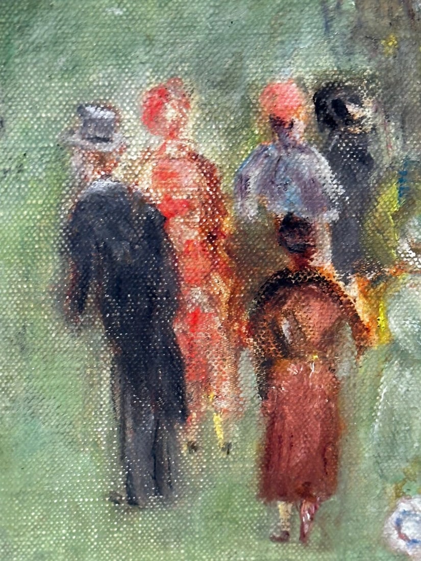 Oil Painting Ariostar Winning At Royal Ascot In the Manner of Lionel Edwards - 15