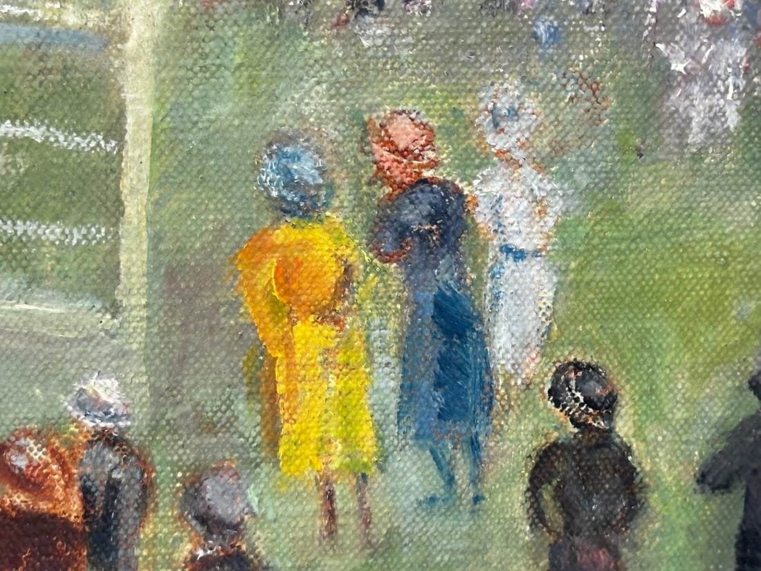 Oil Painting Ariostar Winning At Royal Ascot In the Manner of Lionel Edwards - 16