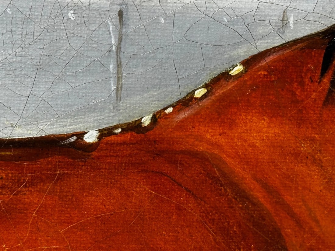 Equestrian Horse Oil Portrait William The Conqueror Signed by Samuel Spode c1840 - 6