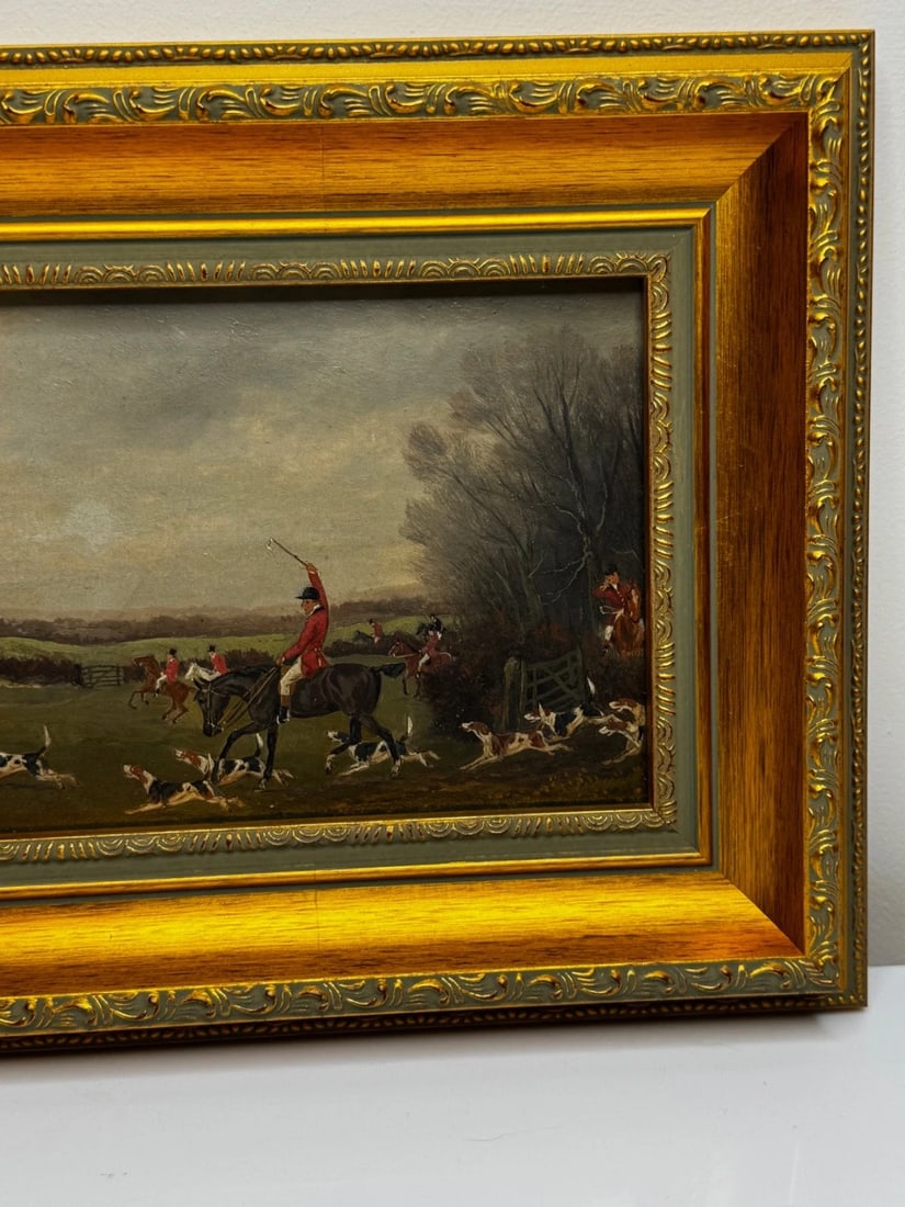 Victorian Oil Painting View Halloo (The Berkeley Hunt) C1880 by Charles Faulkner - 16
