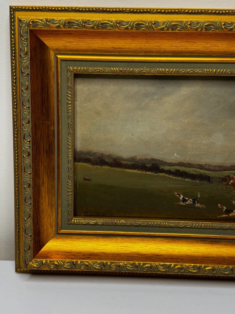 Victorian Oil Painting View Halloo (The Berkeley Hunt) C1880 by Charles Faulkner - 17