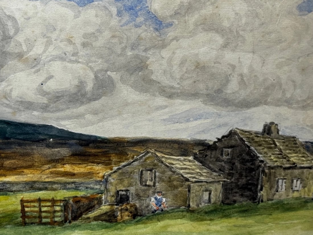 WW2 Hunting Masterpiece Painting – The Badsworth Hunt on Foot, Easingwold C1943 - 13