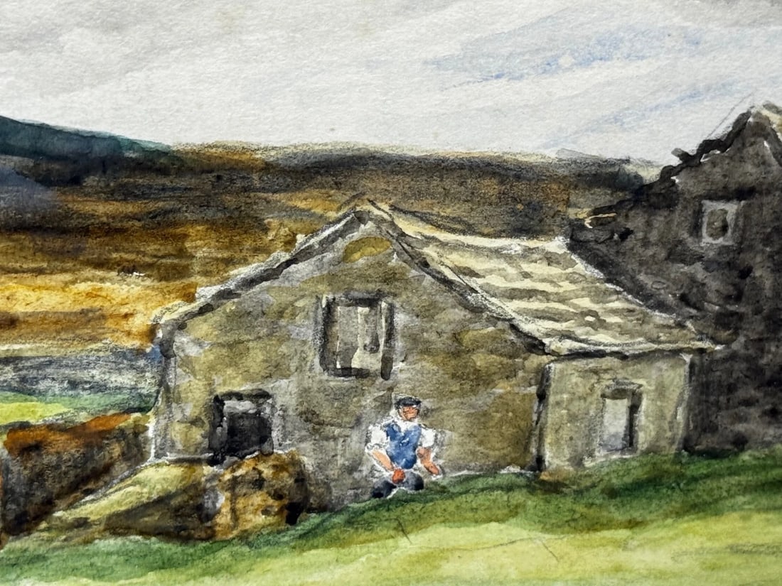 WW2 Hunting Masterpiece Painting – The Badsworth Hunt on Foot, Easingwold C1943 - 14