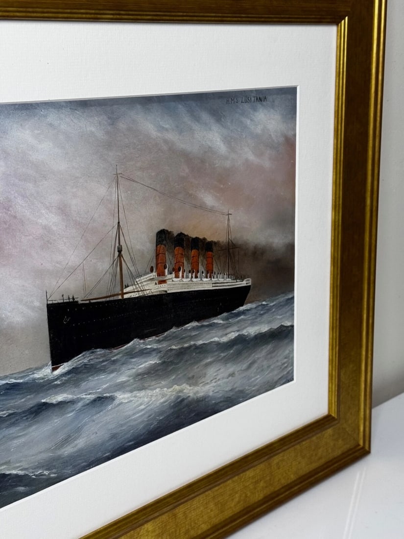 RMS Lusitania Cunard Line Captain William Turner Shortly Before Being Torpedoed - 14