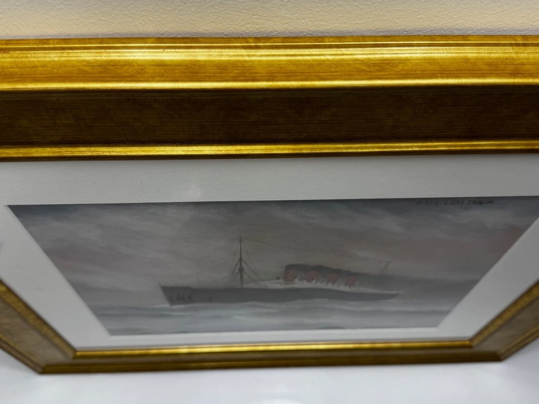 RMS Lusitania Cunard Line Captain William Turner Shortly Before Being Torpedoed - 17