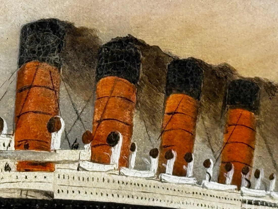 RMS Lusitania Cunard Line Captain William Turner Shortly Before Being Torpedoed - 7
