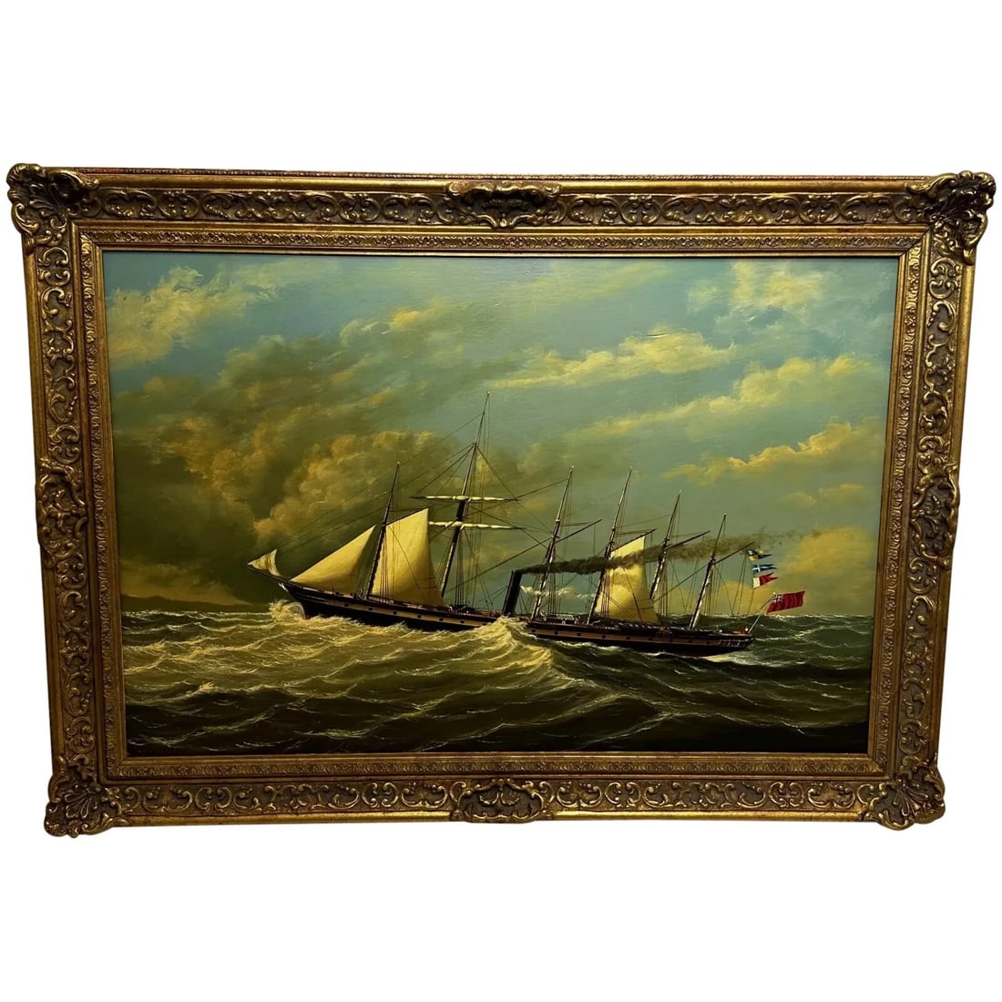 Large Historic Oil Painting SS Great Britain Steamship by Salvatore Colacicco (1 of 20)