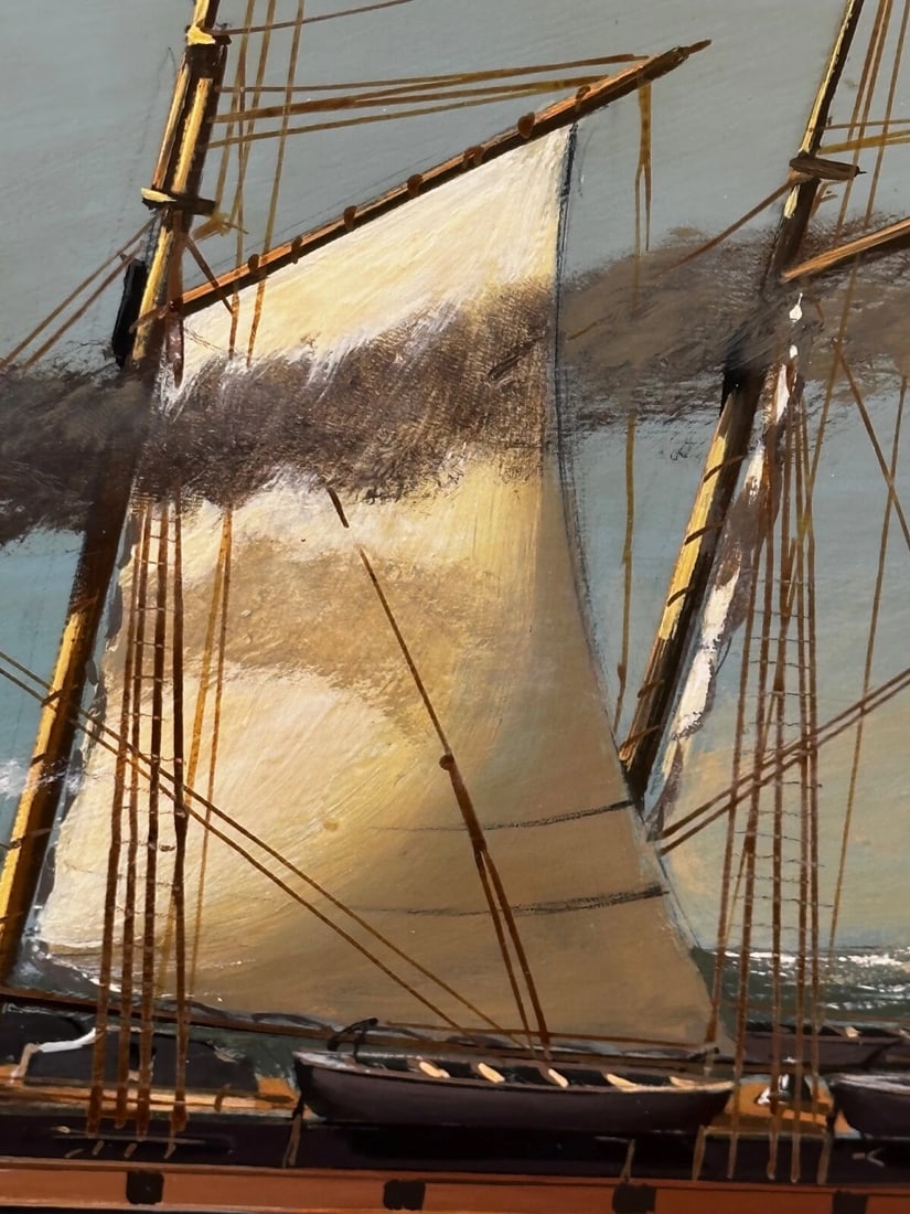 Large Historic Oil Painting SS Great Britain Steamship by Salvatore Colacicco - 20