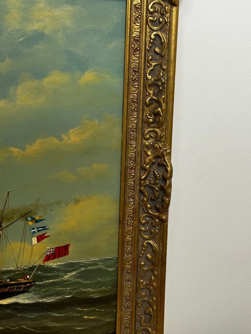 Large Historic Oil Painting SS Great Britain Steamship by Salvatore Colacicco - 4
