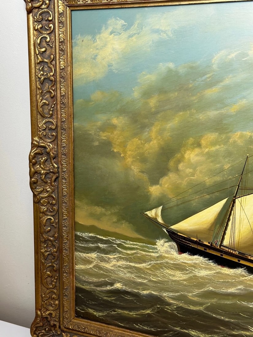 Large Historic Oil Painting SS Great Britain Steamship by Salvatore Colacicco - 5
