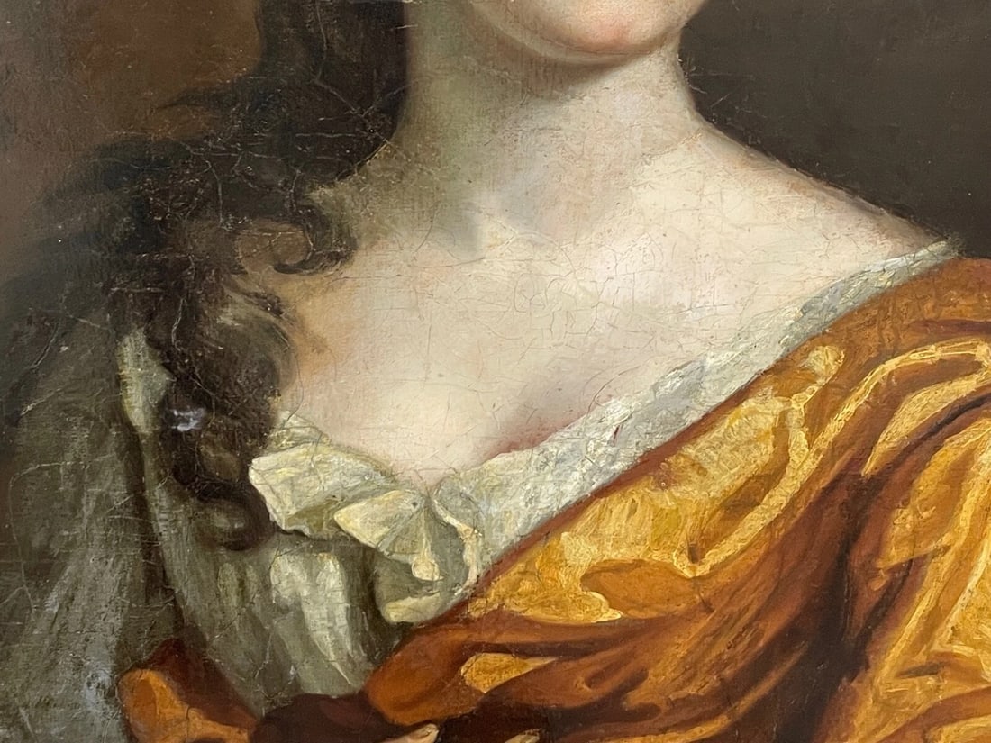 Huge Oil Portrait Elizabeth Countess Of Westmorland Circle Of Godfrey Kneller - 18