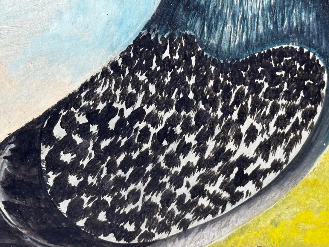 Holley Brothers of Bute Racing Pigeons — Whitley Bay 1909 Winners Oil Portrait - 15