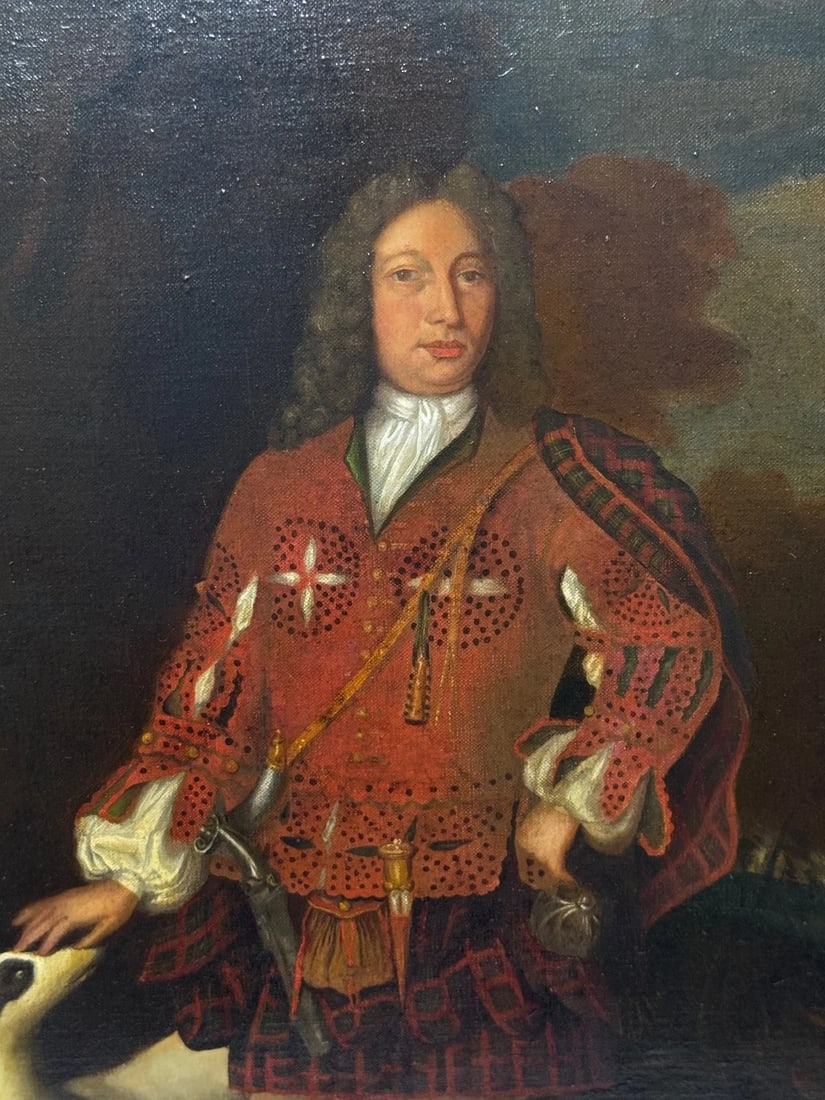 Jacobite Highland Noble Portrait Kenneth Sutherland 3rd Lord Duffus In 1732 - 2