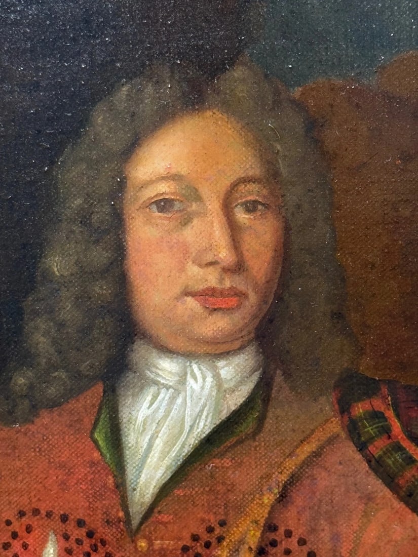 Jacobite Highland Noble Portrait Kenneth Sutherland 3rd Lord Duffus In 1732 - 4