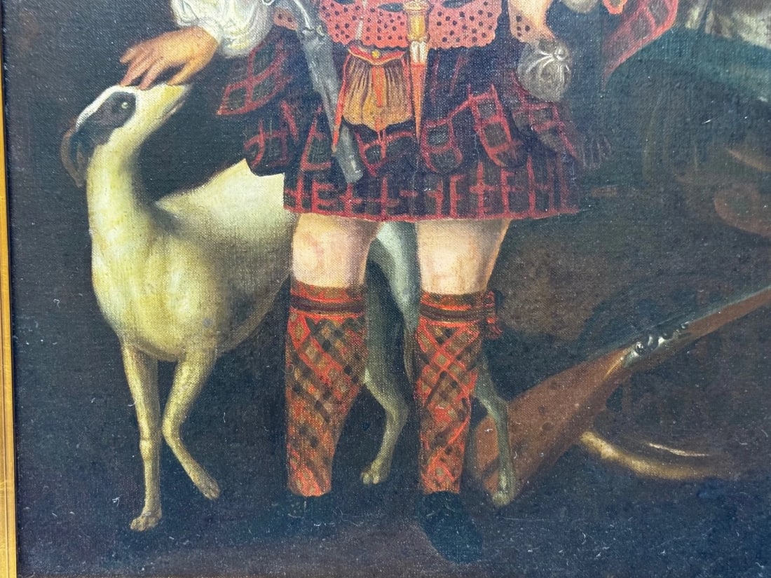 Jacobite Highland Noble Portrait Kenneth Sutherland 3rd Lord Duffus In 1732 - 8