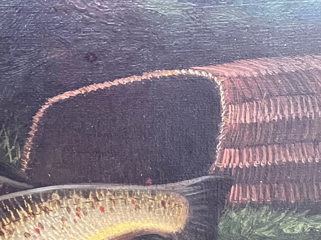 Scottish Angling Masterpiece Sporting Oil “Burn Trout” By James B. Russell - 12