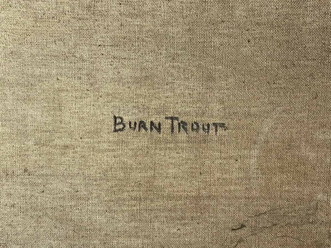 Scottish Angling Masterpiece Sporting Oil “Burn Trout” By James B. Russell - 17