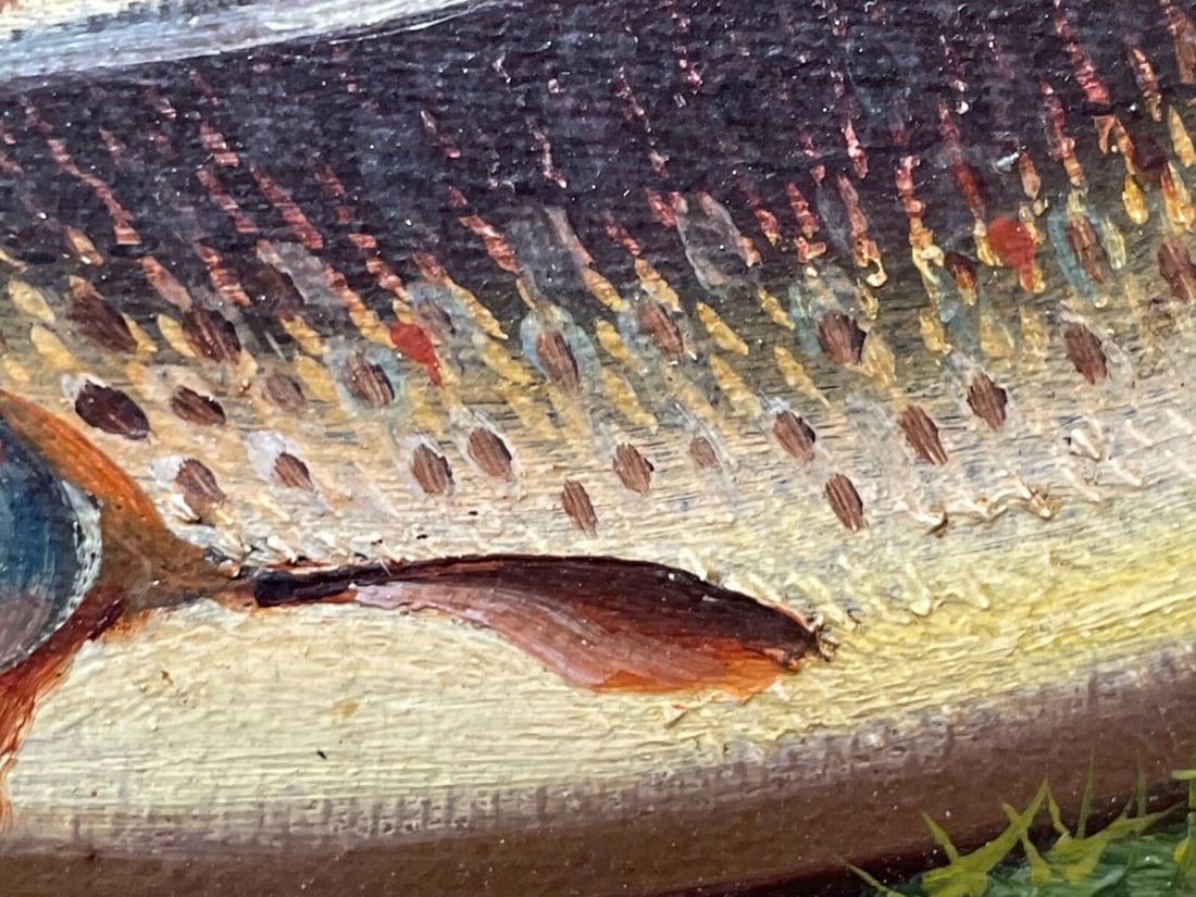 Scottish Angling Masterpiece Sporting Oil “Burn Trout” By James B. Russell - 19