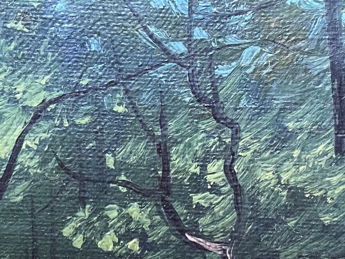 Scottish Angling Masterpiece Sporting Oil “Burn Trout” By James B. Russell - 20