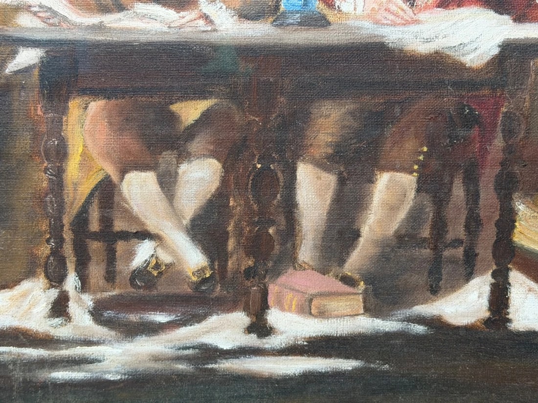 Painting Franklin, Adams & Jefferson Drafting the Declaration of Independence - 12