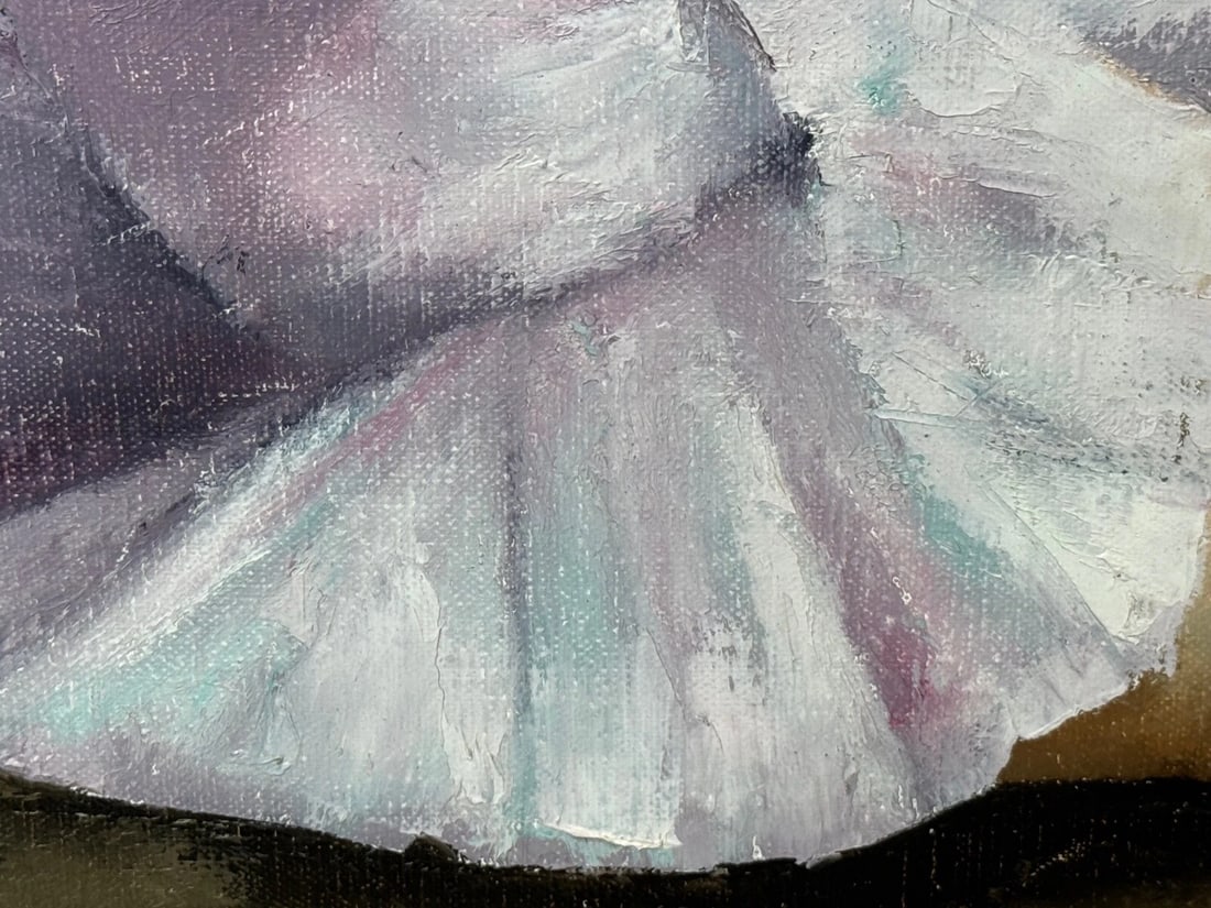 Oil Painting Portrait Beautiful Young Lady Ballerina Dancer By Igor Talwinski - 15