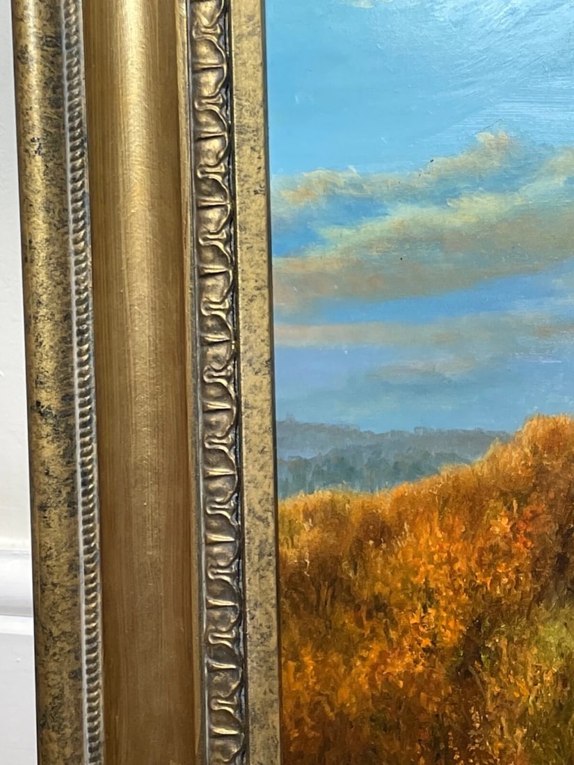 British Oil Painting Sheep In Scottish Highlands Landscape - 5