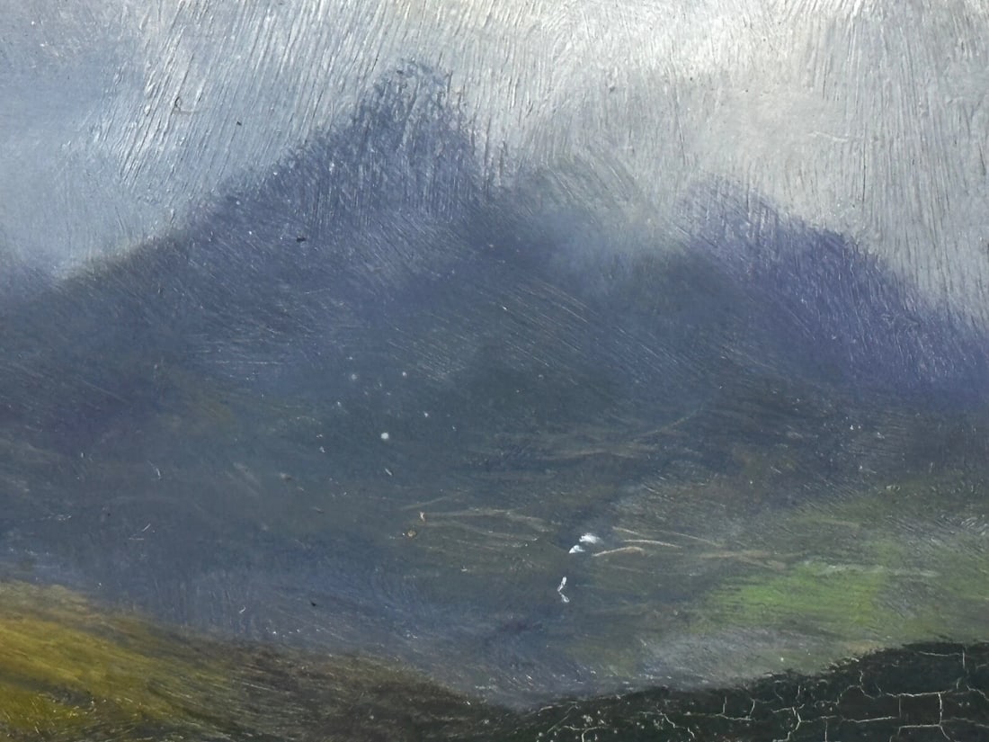 Victorian Oil Painting View The Glen Sligachan Skye Scotland Louis Bosworth Hurt - 14
