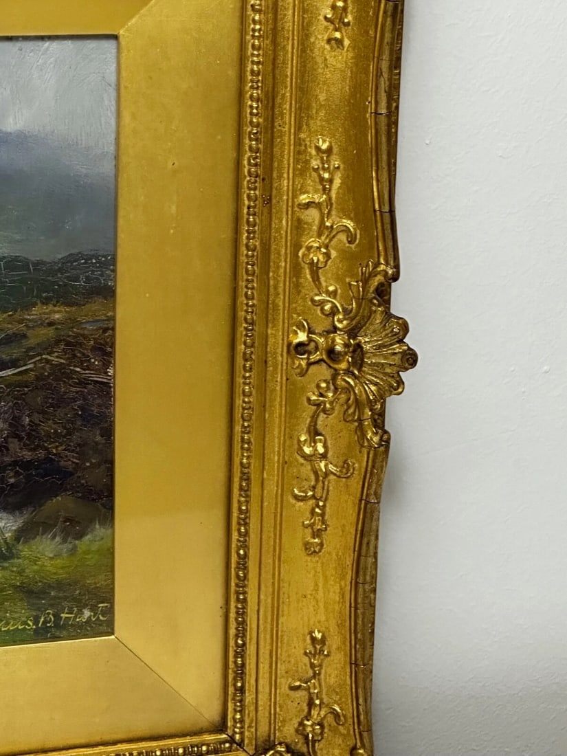 Victorian Oil Painting View The Glen Sligachan Skye Scotland Louis Bosworth Hurt - 4