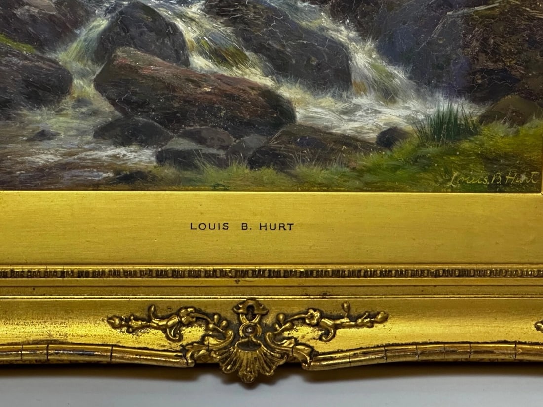 Victorian Oil Painting View The Glen Sligachan Skye Scotland Louis Bosworth Hurt - 6