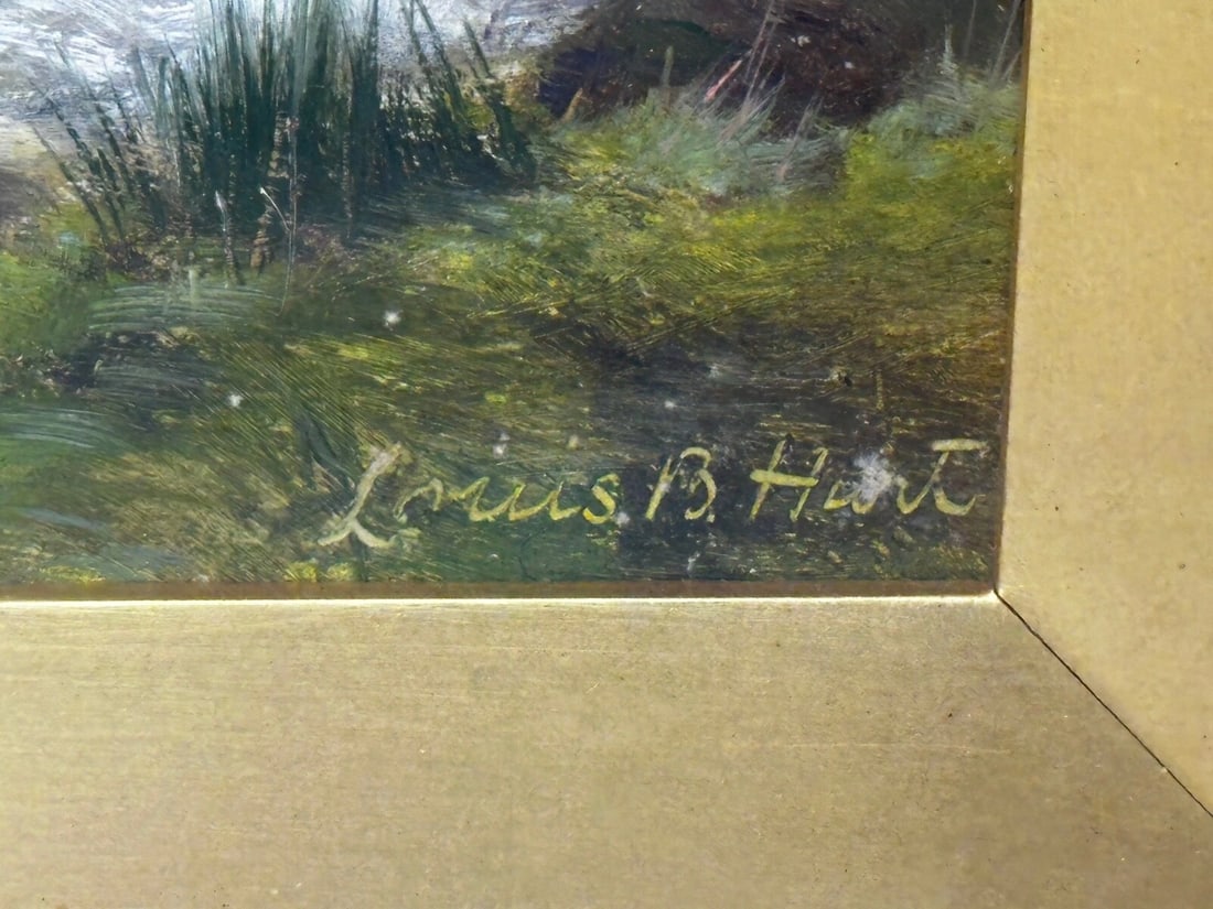 Victorian Oil Painting View The Glen Sligachan Skye Scotland Louis Bosworth Hurt - 9