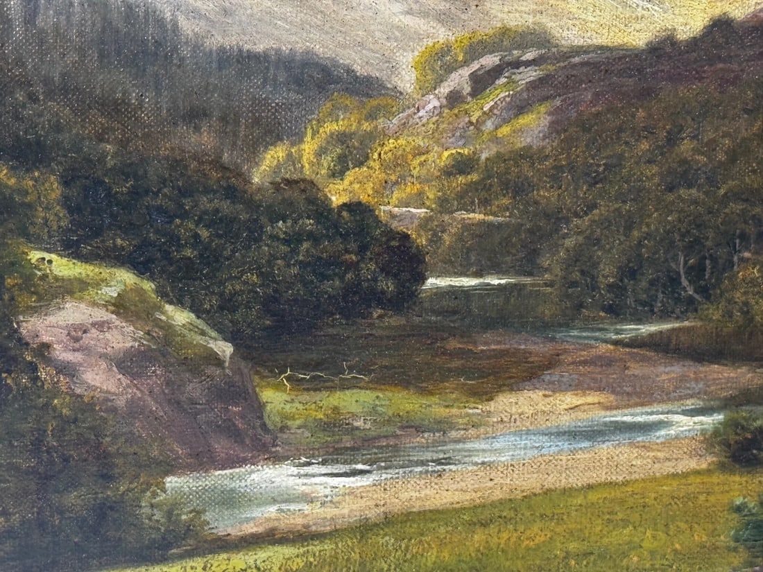 Oil Painting Afternoon Borrowdale Landscape Lake District Stephen Enoch Hogley - 10