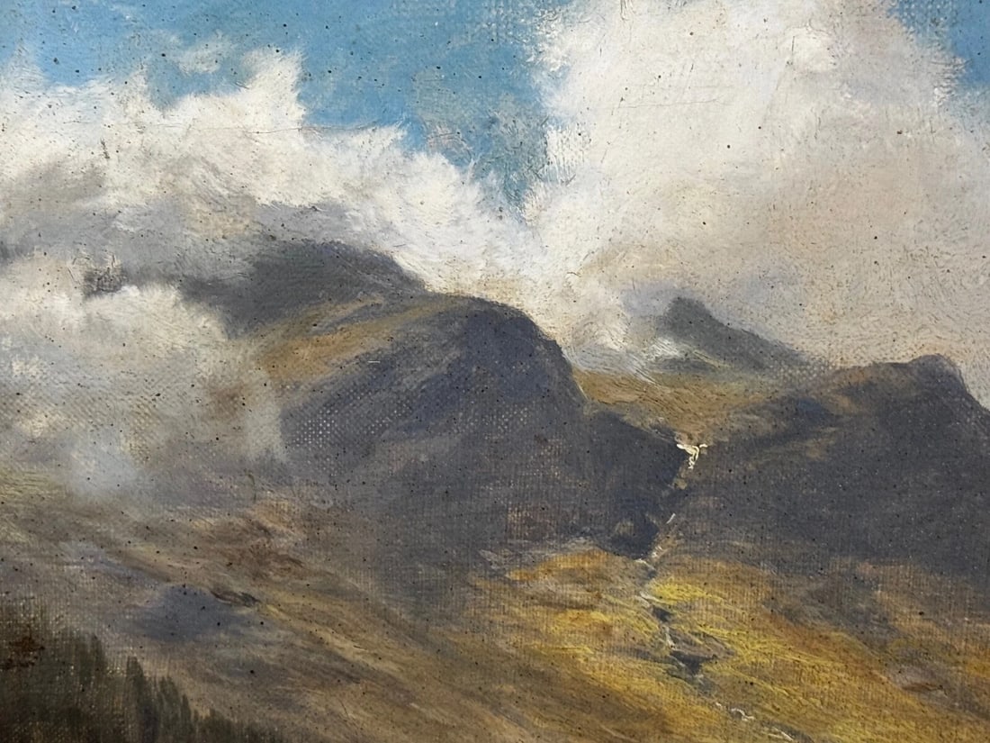 Oil Painting Afternoon Borrowdale Landscape Lake District Stephen Enoch Hogley - 11
