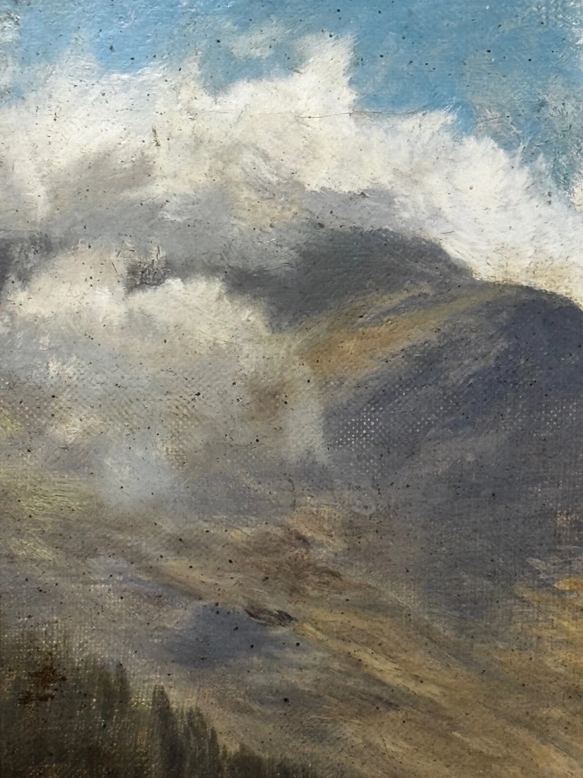 Oil Painting Afternoon Borrowdale Landscape Lake District Stephen Enoch Hogley - 13