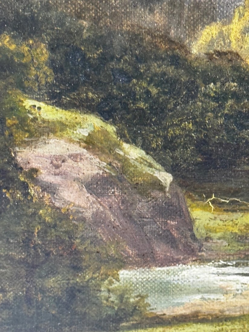 Oil Painting Afternoon Borrowdale Landscape Lake District Stephen Enoch Hogley - 19