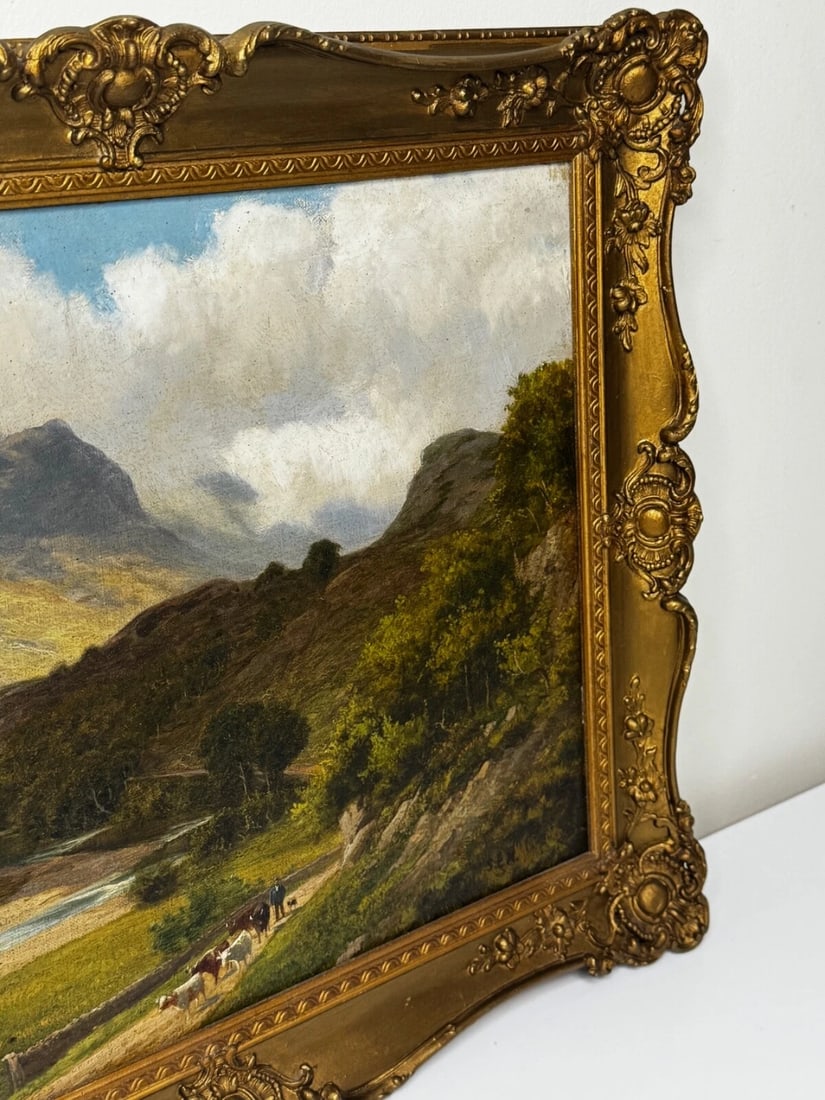 Oil Painting Afternoon Borrowdale Landscape Lake District Stephen Enoch Hogley - 3