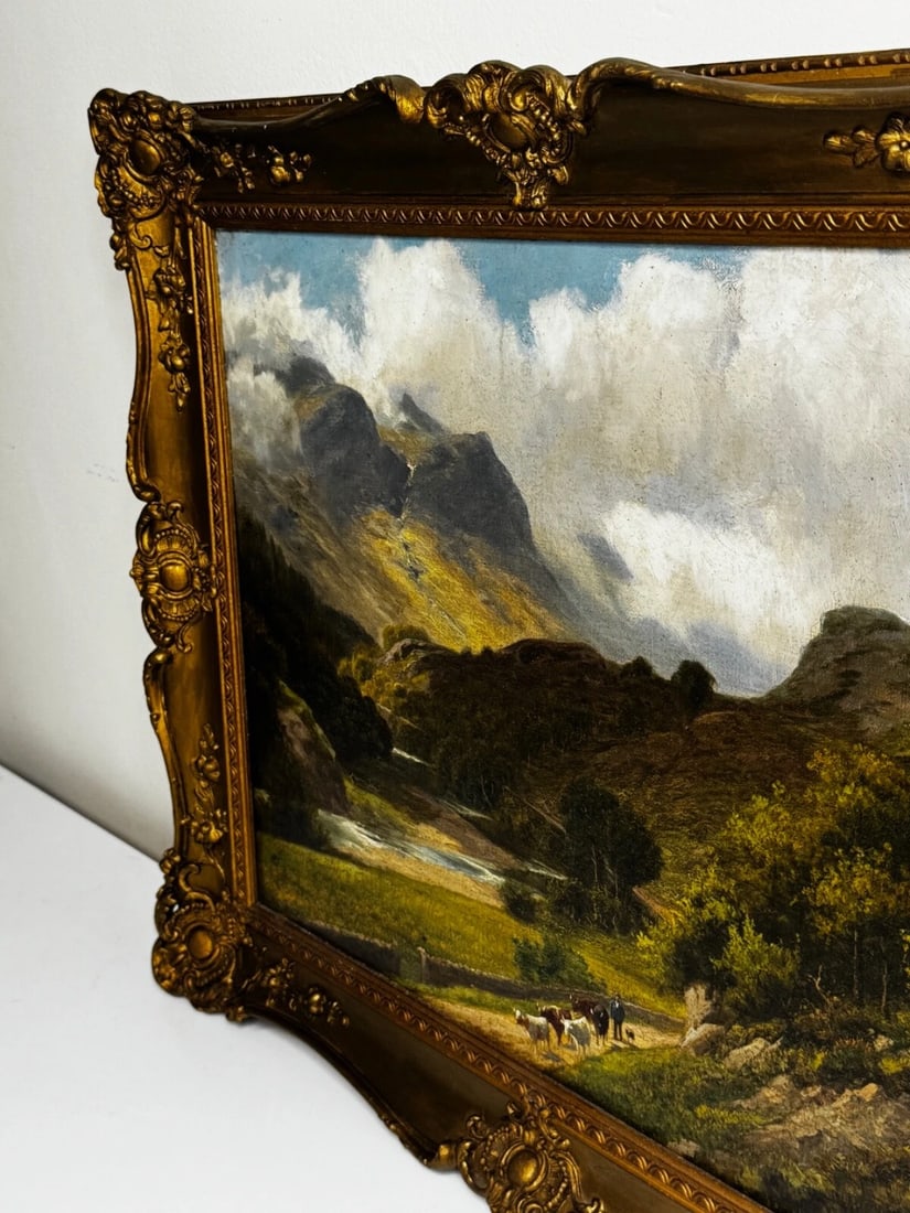 Oil Painting Afternoon Borrowdale Landscape Lake District Stephen Enoch Hogley - 4